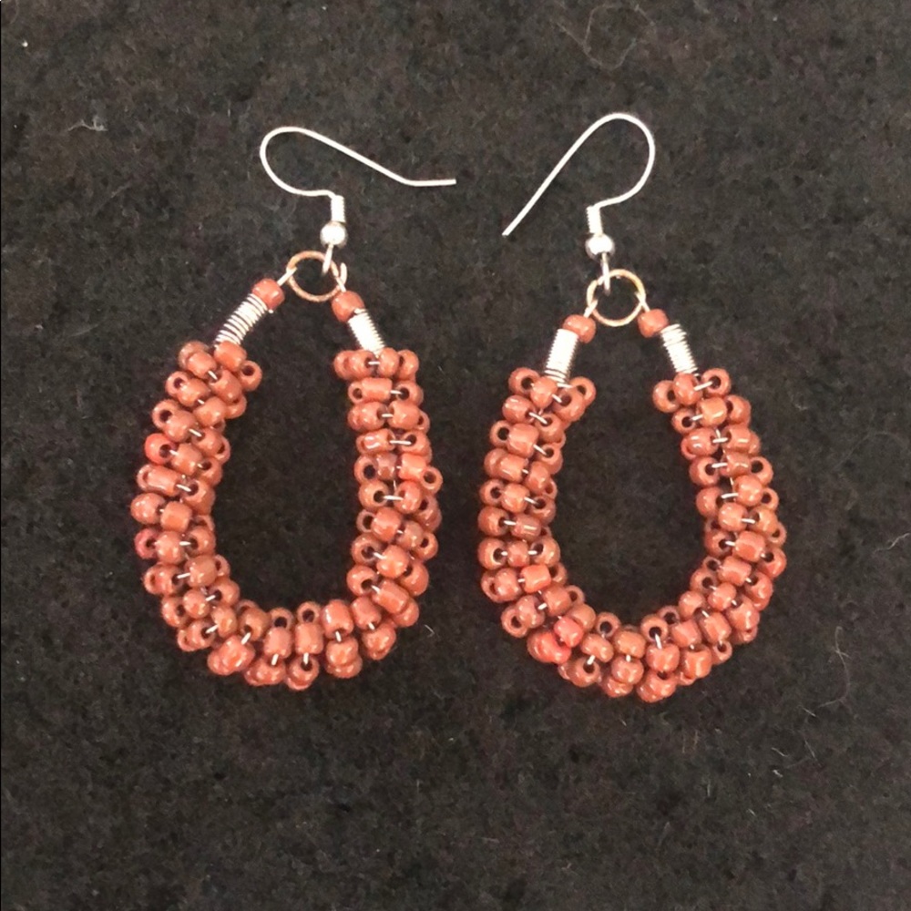 Beaded earrings NWOT